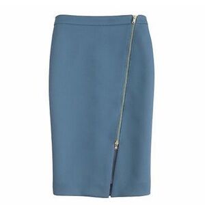 NWOT J. Crew Asymmetric Zip Pencil Skirt